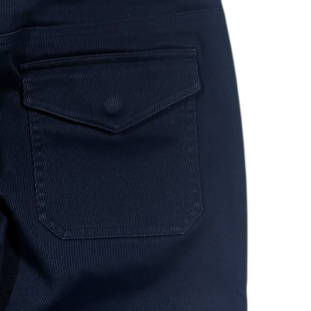 Ralph Lauren Chino Pants Navy Blue Cotton Twill Preppy High Waisted Trousers 10 - Picture 9 of 9